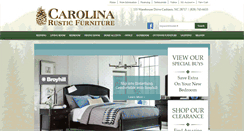 Desktop Screenshot of carolinarusticfurniture.com